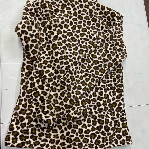 Ariat ladies cheetah print 1/4 zip fleece ariattek nwt - Picture 6 of 6